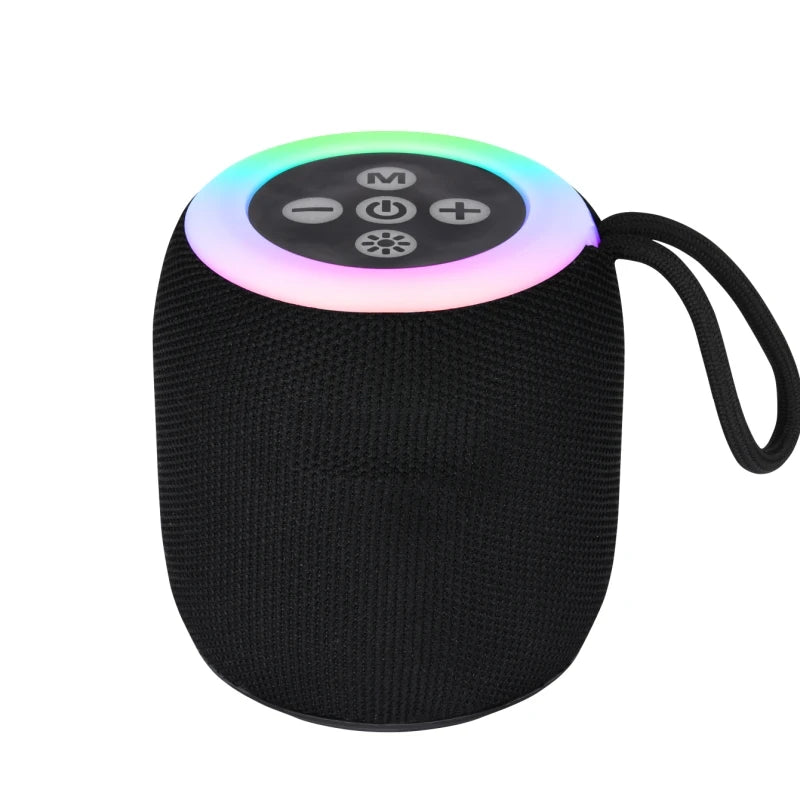 Bluetooth Speaker,  Portable Wireless Speakers with Led Light,  Enhanced Bass, Outdoor Speaker for Travel, Sport, Party, Biking
